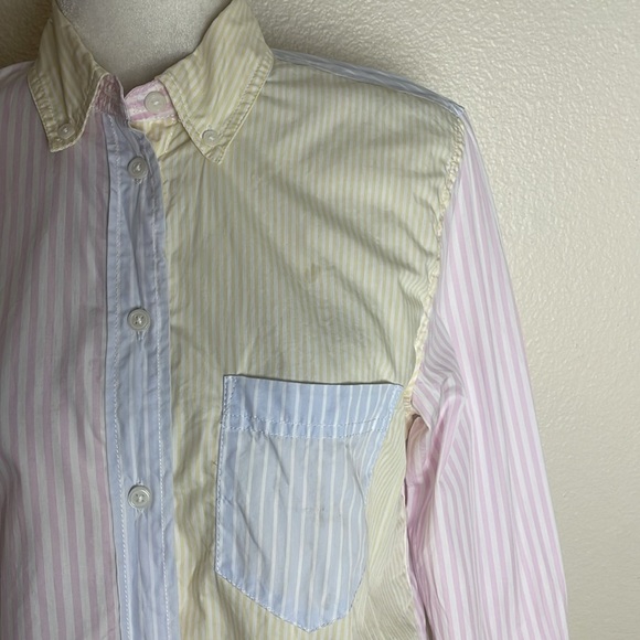 J.Crew - Classic-fit cotton poplin shirt in cocktail stripe - Picture 4 of 8